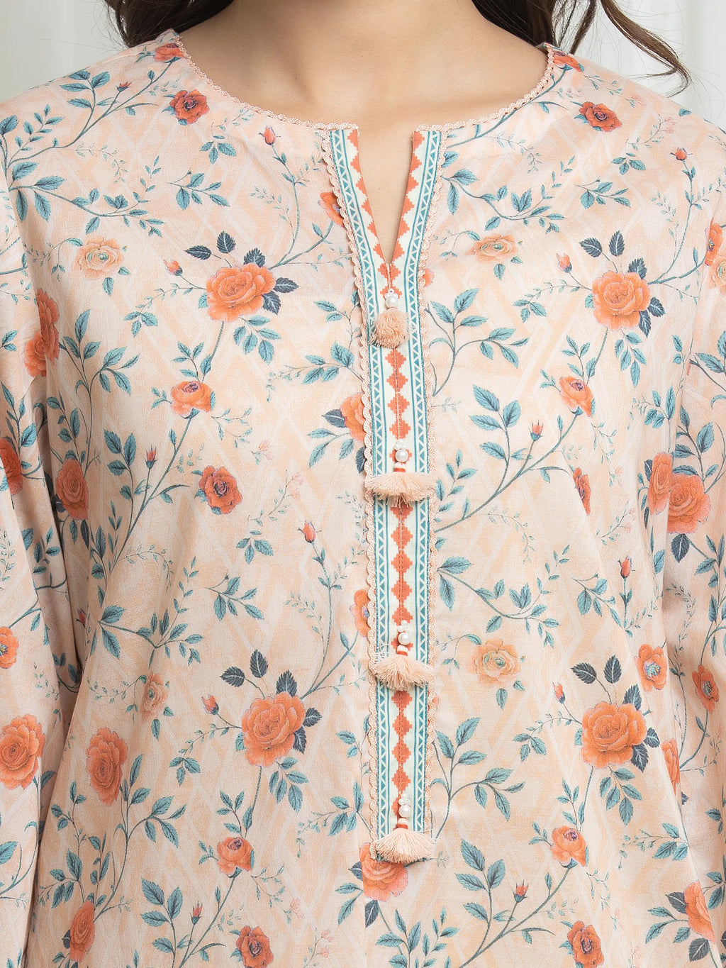 Printed Lawn Suit - EWU6A1-36706-3P