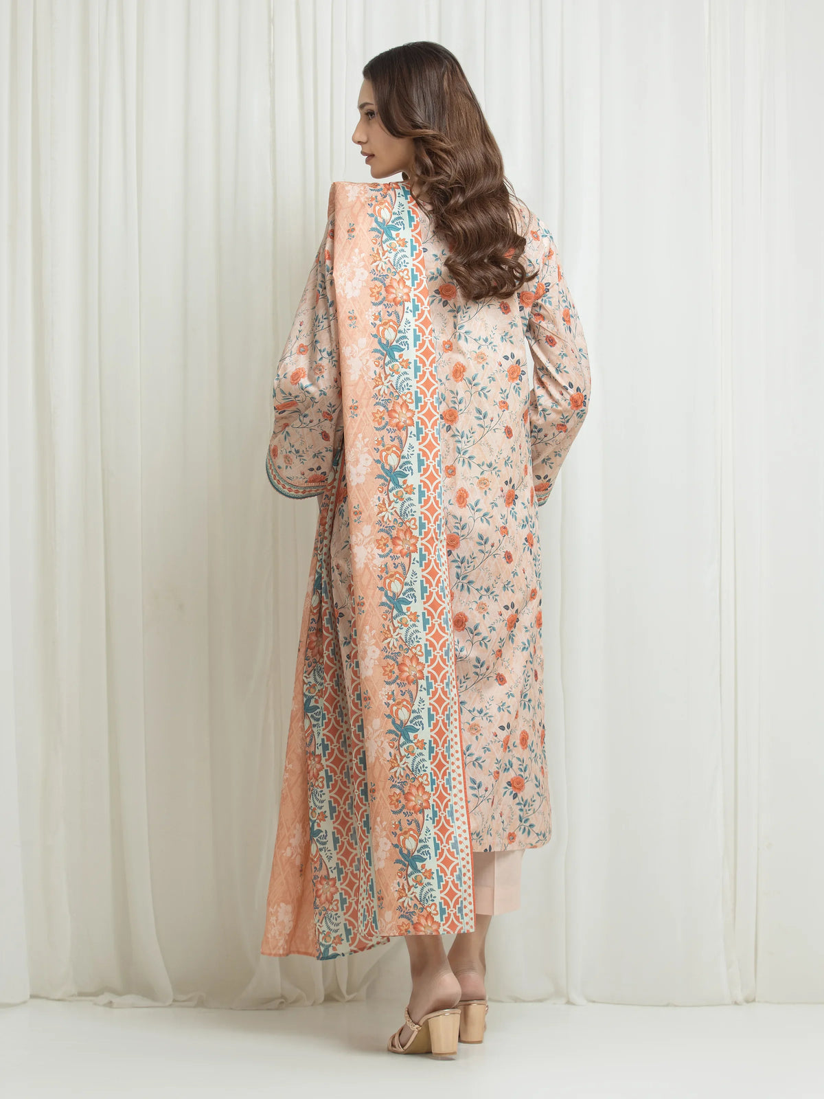 Printed Lawn Suit - EWU6A1-36706-3P