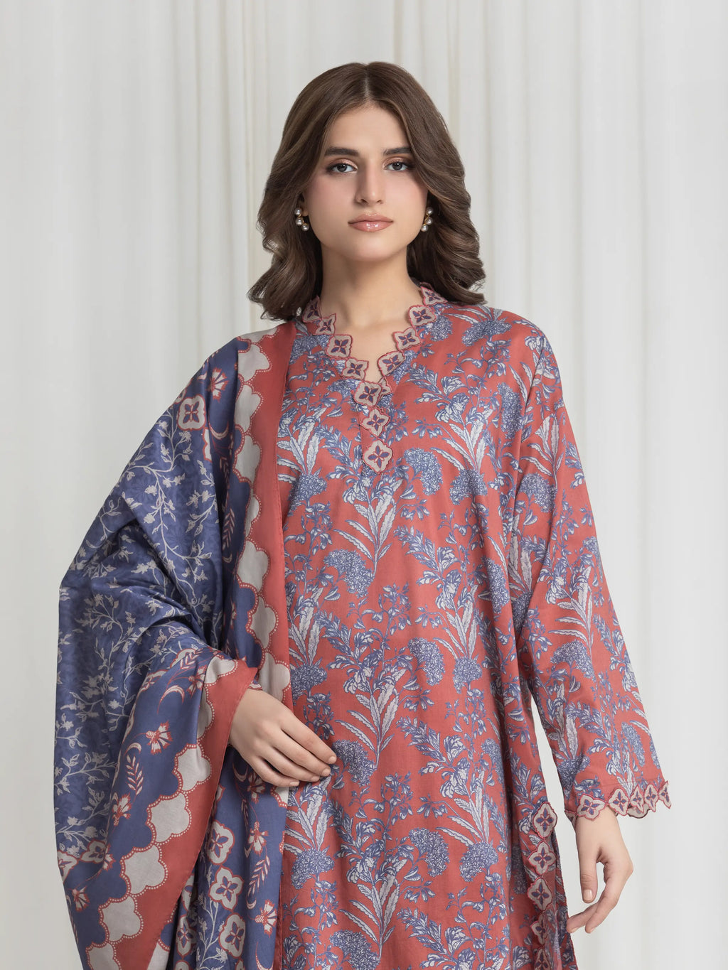 Printed Lawn Suit - EWU6A1-36730-3P