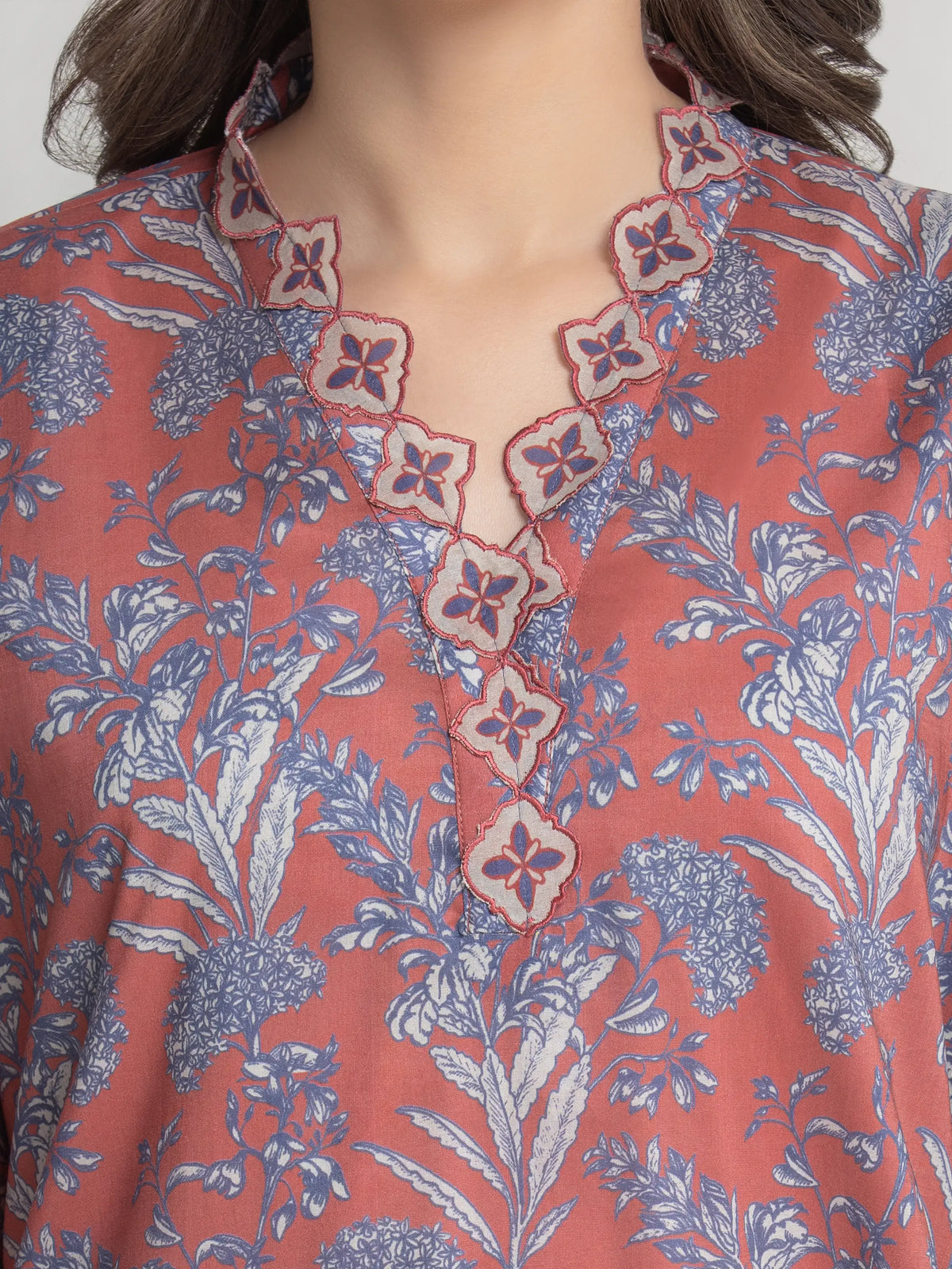 Printed Lawn Suit - EWU6A1-36730-3P