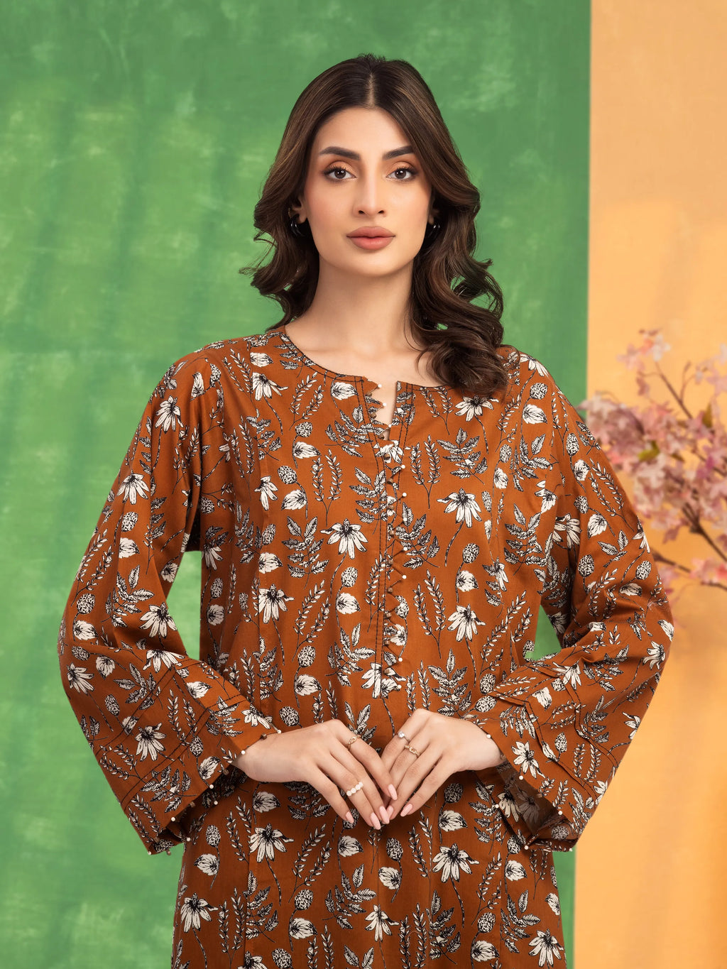 Printed Lawn Shirt Trouser - EWU6A1-36801ST