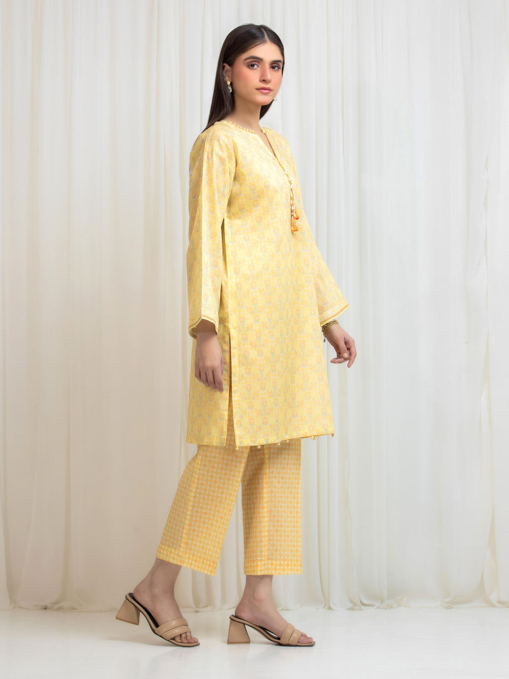 Printed Lawn Shirt Trouser - EWU6A1-36819ST