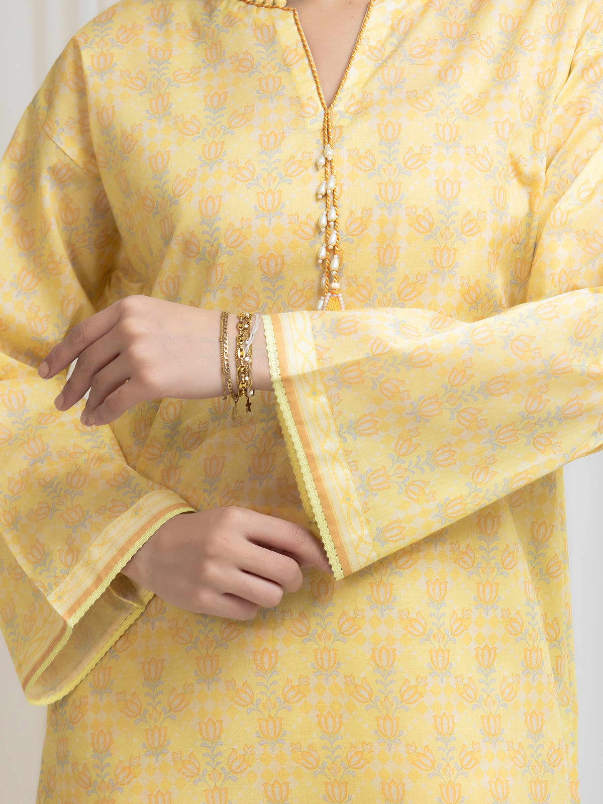 Printed Lawn Shirt Trouser - EWU6A1-36819ST