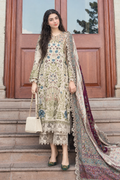 TSS-MB555 3 Piece Unstitched Embroidered Dhanak Suit