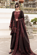 TSS-MB3095 3 Piece Unstitched Embroidered Dhanak Suit