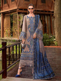 3 Piece Unstitched Embroidered Dhanak Suit MB 3050