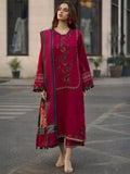 3 Piece Unstitched Embroidered Dhanak Suit