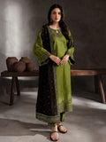 3 Piece Unstitched Embroidered Dhanak Suit