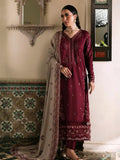 3 Piece Unstitched Embroidered Dhanak Suit