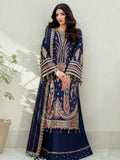 3 Piece Unstitched Embroidered Dhanak Suit JZ-2990
