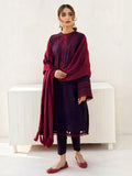 3 Piece Unstitched Embroidered Dhanak Suit JZ 2910