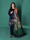 3 Piece Unstitched Embroidered Dhanak Suit NS-1132