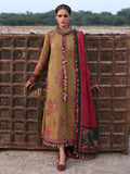 3 Piece Unstitched Embroidered Dhanak Suit HR-2945