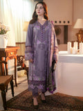 3 Piece Unstitched Embroidered Dhanak Suit JD-2680
