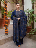3 Piece Unstitched Embroidered Dhanak Suit