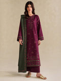 3 Piece Unstitched Embroidered Dhanak Suit IZ-2705