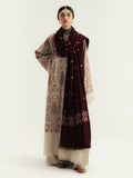 3 Piece Unstitched Embroidered Dhanak Suit ZS 3020