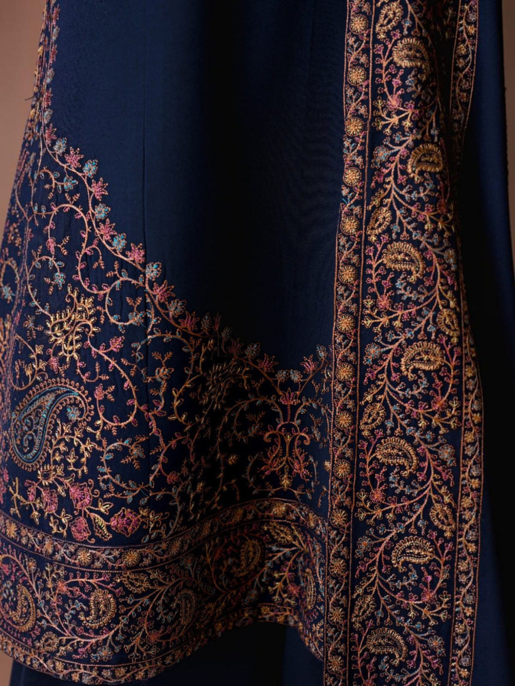 3 Piece Unstitched Embroidered Dhanak Suit BT 2880