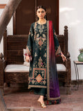 3 Piece Unstitched Embroidered Dhanak Suit JZ-3055