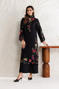 3 Piece Unstitched Embroidered Dhanak Suit With Embroidered Dhanak Shawl AJ-2915