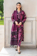 3 Piece - Unstitched Digital Printed Khaddar Fabric BK-187