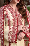 3 Piece Unstitched Embroidered Dhanak Suit